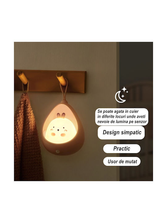 Alista Home Lămpi De Veghe Pentru Copii Led Usb Alb Cu Senzor