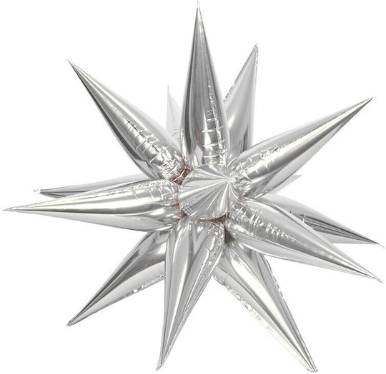 Alista Home Luftballon Stern Folie Jumbo Silber 66cm