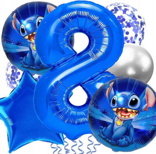 Luftballon Stern Folie Blau 40cm