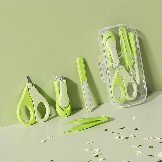 Alista Home Set Îngrijire Unghii Bebe Verde 4 Bucăți