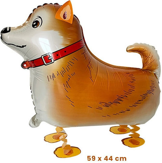 Μπαλόνι Foil Jumbo Καφέ 59εκ.