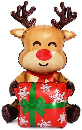 Baloane De Crăciun Folie Jumbo Maro 149cm