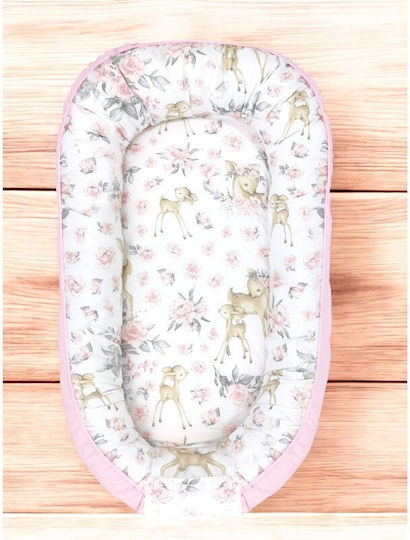 MimiNu Βρεφικό Μαξιλάρι Φωλιά Sweet Deer P 66x105εκ.