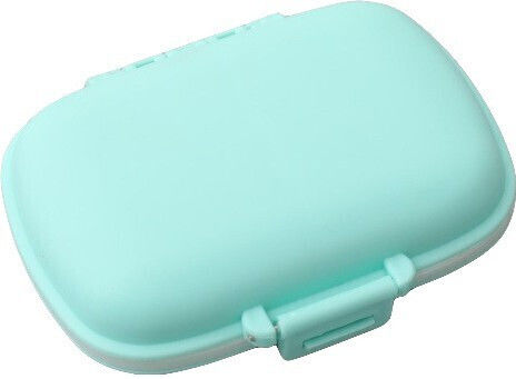 Organizator Pastile Plastic 8 Compartimente 0,1 L Albastru Alista Home 11 X 7 Cm