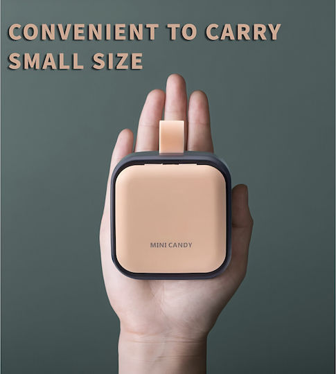 Cutie Mini Pentru Depozitarea Medicamentelor Alista Home 4 Compartimente Închidere Etanșă Portabilă Pătrată Roz-negru Pp 7.5x7.5x3 Cm