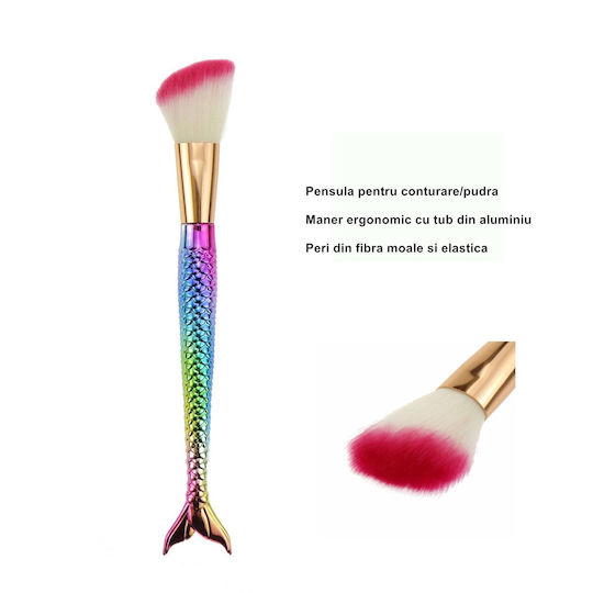 Alista Home Set Profesional cu Pensule de Machiaj din Păr Natural 3 Bucăți