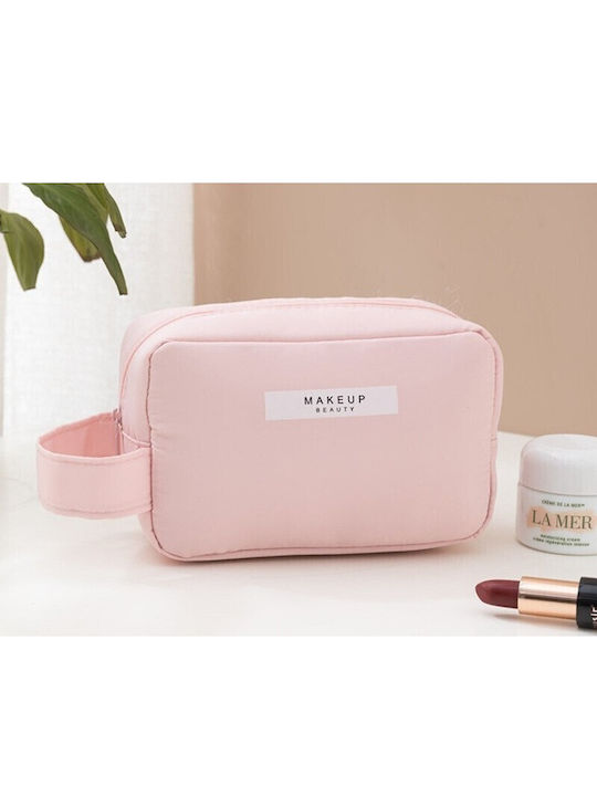 Neseser Alista Home Mâner Material Impermeabil Cosmetice 16 X 11 X 7 Cm Roz