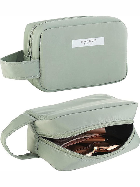 Makeup Bag Alista Home Handle Waterproof Material Cosmetics 16 X 11 X 7 Cm Green