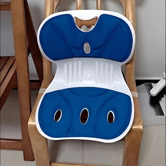 Alista Home Perna Medicală Pentru Înapoi Din Spumă De Memorie Cu Gaura 36x34x33cm Albastră