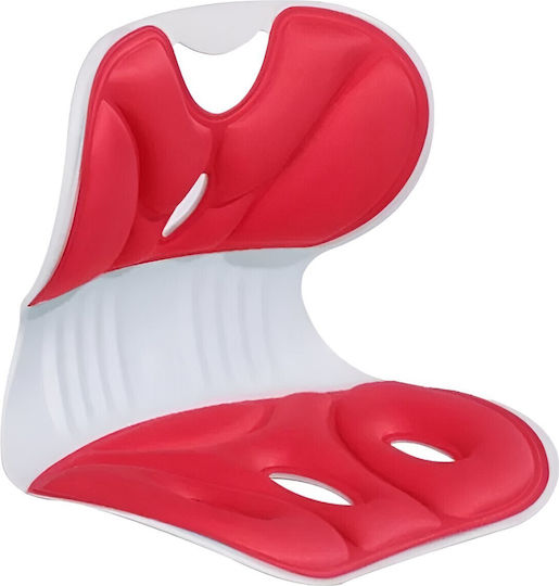 Alista Home Perna Medicală Pentru Înapoi Din Spumă De Memorie Cu Gaură 36x34x33cm Roșie