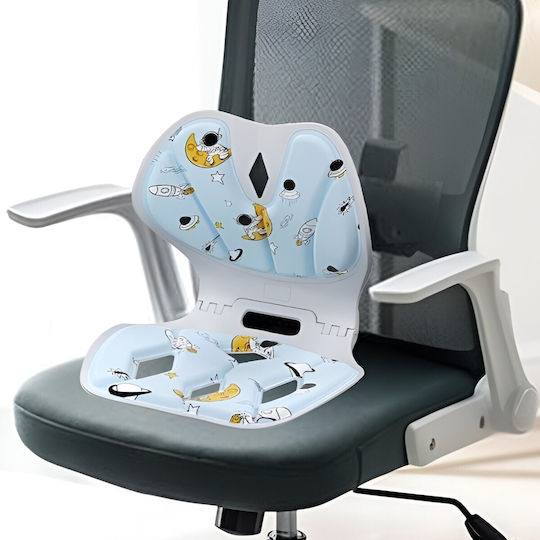 Alista Home Perna Medicală Pentru Înapoi Din Spumă De Memorie Cu Gaura 35x32x30cm Albastră