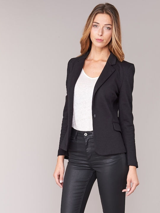 Vero Moda Julia Damen Mittellang Blazer Schwarz