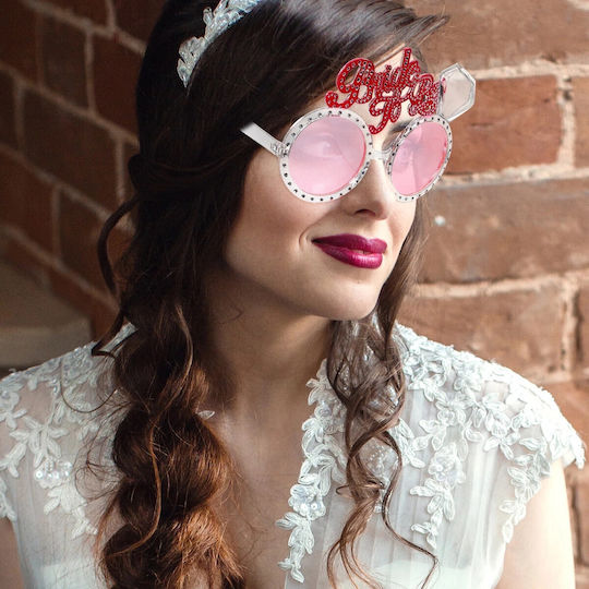 Decorative Glasses Alista Home Wedding Theme Bride To Be Model Plastic Pink