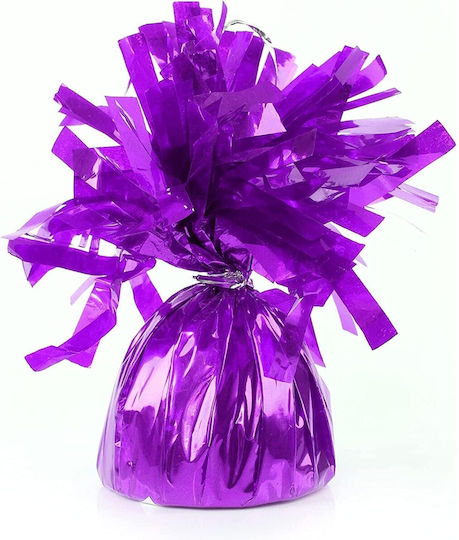 Greutatea Balonului Cu Heliu Alista Home Franjuri Din Folie 170g 13 X 5 X 3 Cm Mov