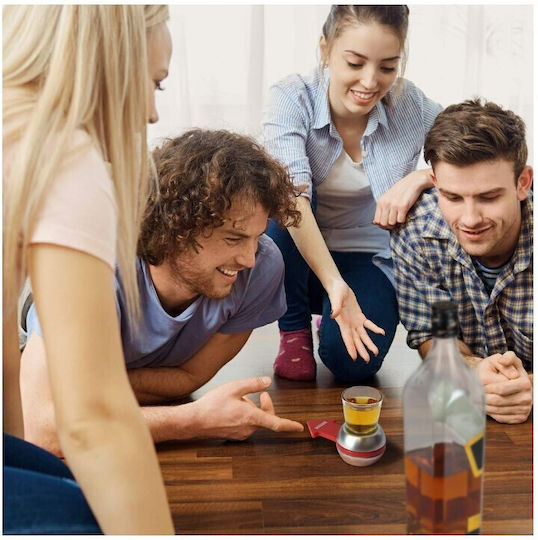 Joc De Băutură Drink Spin Alista Home Pahar De Shot Din Sticlă Gri 10.3 X 11.5 Cm