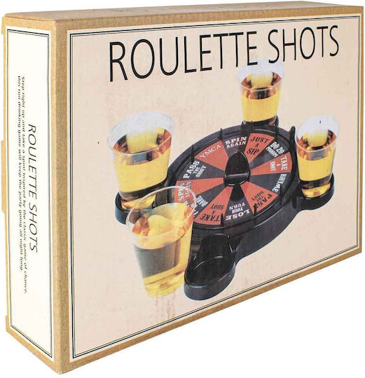 Joc De Ruletă De Băut Pahare De Shot Alista Home 15 X 16.5 Cm Roșu Negru