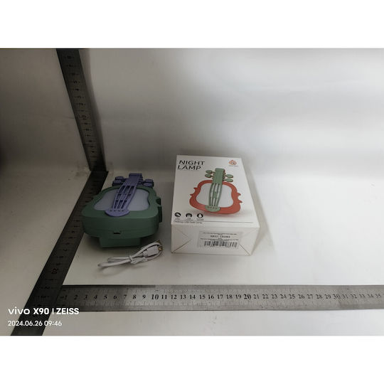 Alista Home Led Kids Decorative Touch Lamp Green 14.3x9.9x5cm