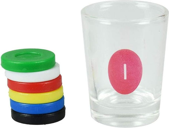 Alista Home Joc De Băutură Gravitational Pentru Petreceri Interactive Până La 6 Jucători Cu Pahare De Shot Incluse 25.5 X 6.7 X 27.5 Cm Roșu