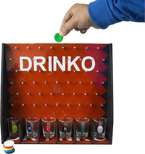 Alista Home Joc De Băutură Gravitational Pentru Petreceri Interactive Până La 6 Jucători Cu Pahare De Shot Incluse 25.5 X 6.7 X 27.5 Cm Roșu
