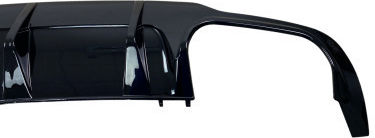 Car Rear Diffuser Compatible with Mercedes-Benz C Class 2007-2013 C63 AMG Style