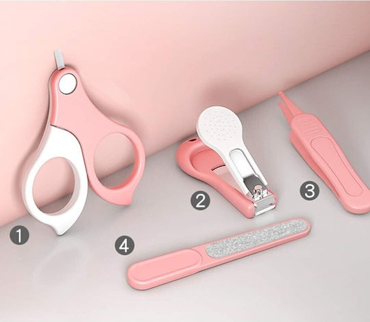 Alista Home Set Îngrijire Unghii Bebe Transparent 4 Bucăți