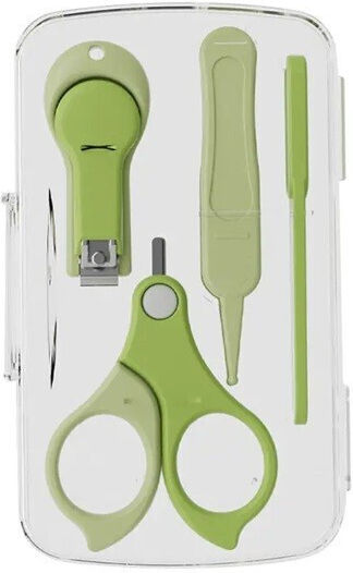 Alista Home Set Îngrijire Unghii Bebe Transparent 4 Bucăți
