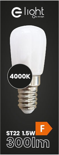 Led Lamp St22 E14 1.5w Neutral Light 4000k Refrigerator