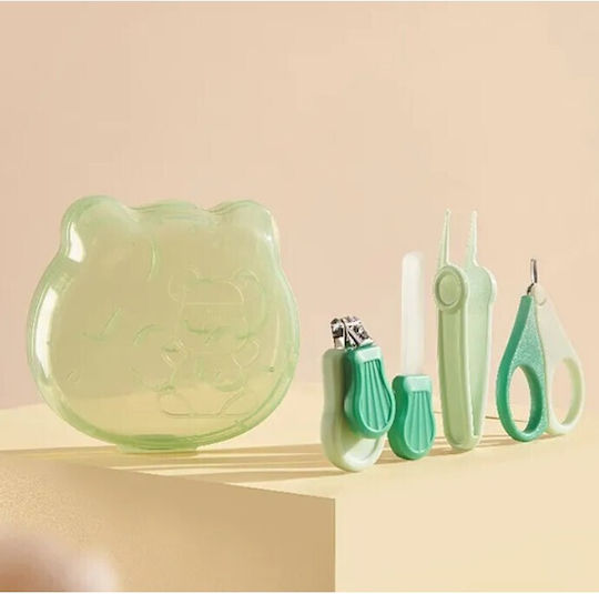 Alista Home Set Îngrijire Unghii Pentru Bebeluși Verde 4 Bucăți