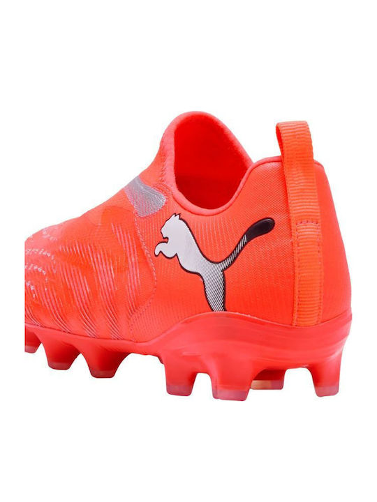 Future 9 Match FG/AG Kids Soccer Cleats & Shoes with Molded Red Outsole