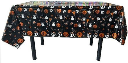 Husă De Masă Alista Home Cu Folie Tematică Halloween Print Boo 137 X 183 Cm Neagră