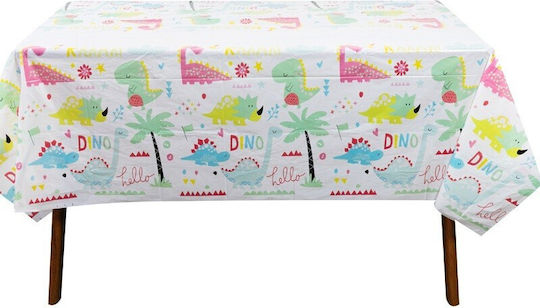 Правоъгълна Парти Покривка Alista Home Dino Park Колекция 180 X 108 См Полиестер Устойчив На Петна Водоустойчива Многоцветна