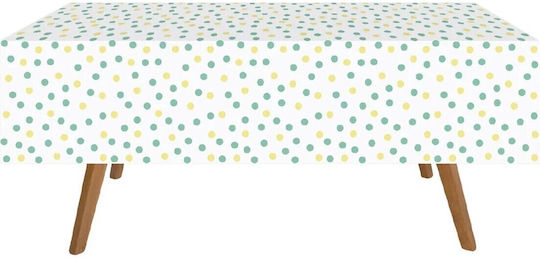 Rechteckige Party-Tischdecke Alista Home La Multi Ani Collection 137 x 274 cm Kunststoff Wasserdicht Mehrfarbig