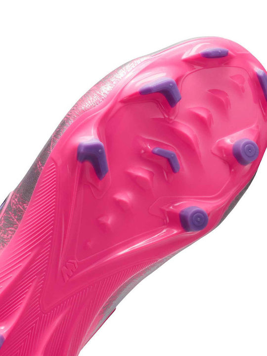 Mercurial Vapor 16 Academy Vinicius Jr FG/MG Детски Футболни Обувки с Бутони Sunset Pulse / Old Royal