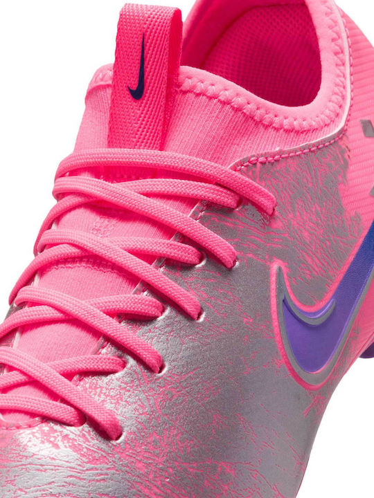 Mercurial Vapor 16 Academy Vinicius Jr FG/MG Детски Футболни Обувки с Бутони Sunset Pulse / Old Royal