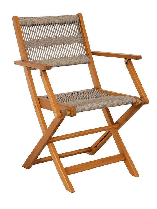 Woodwell Gartenstühle Holzregisseur Frühling Beige E2358,2 2 Stück 56x54x85cm