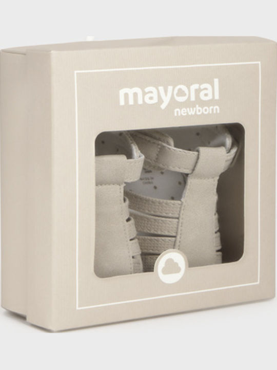 Mayoral Beige Soft-Sole Sandals for Babies