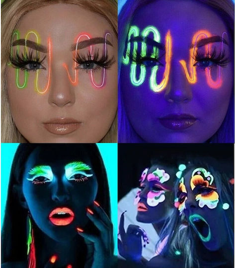 Vopsea Pentru Față și Corp Alista Home Pigment Fosforescent UV 15 Ml Roz