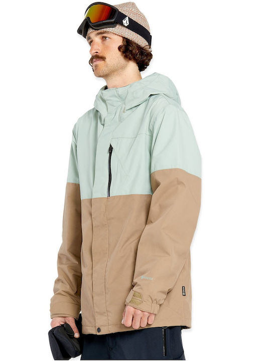 Volcom Agave Men's Gore-Tex Ski & Snowboard Jacket Beige G0452502-AGV