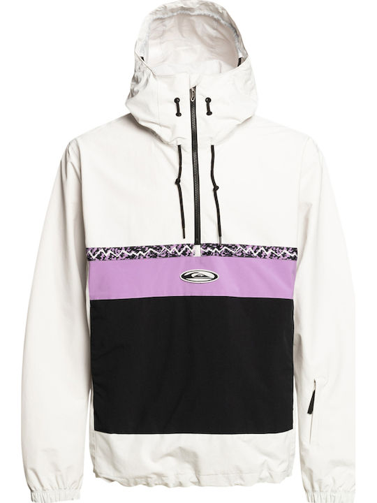 Quiksilver Steeze Men's Ski & Snowboard Jacket White EQYTJ03421-SZT0