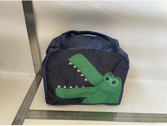 Alista Home Genți Izotermice De Prânz Școlare De Mână Albastre Cu Tematică Dinozauri 19x14x22cm