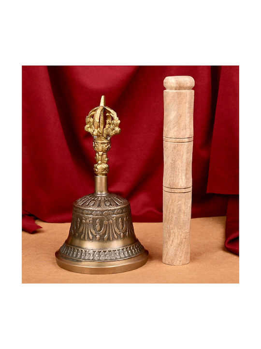 Θιβετιανό Κουδούνι Καμπάνα Dorje Ραβδί Meditation Bell 12cm