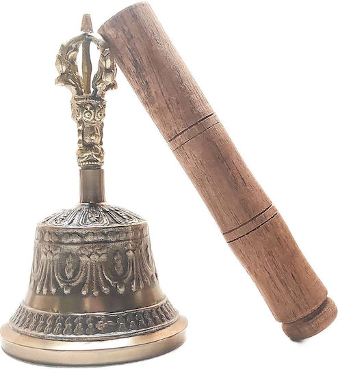 Clopot Tibetan Dorje Baston Clopot De Meditație 12cm
