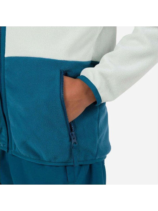 Kinder-Strickjacke Vlies Mehrfarbig