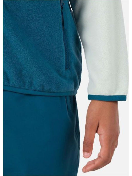 Kinder-Strickjacke Vlies Mehrfarbig