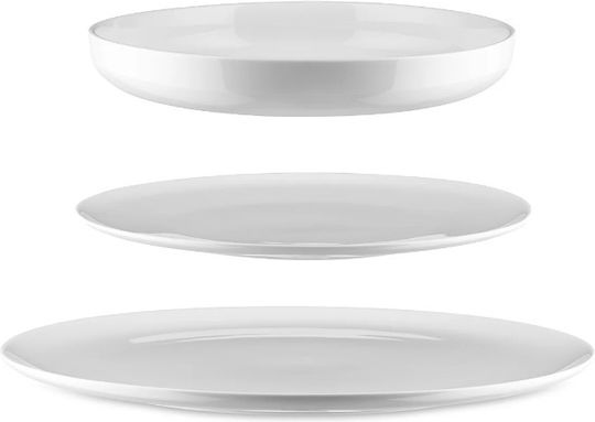 Alessi Itsumo Бял Порцелан Сервизи за хранене 12бр