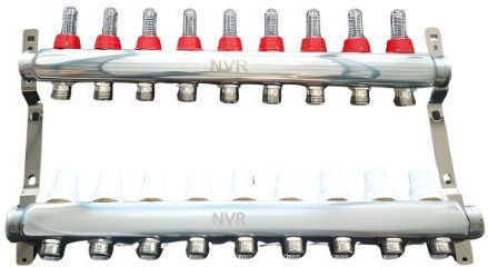 Nvr Heizkörperventil-Schlüssel Sammlung Für Fußbodenheizung 9 Anschlüsse 540mm Länge