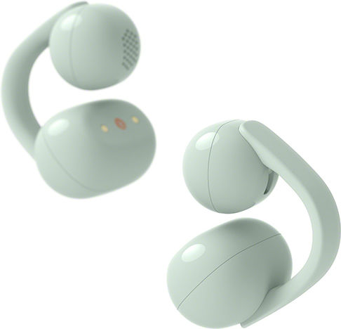 Sony LinkBuds Clip Casti Bluetooth Handsfree cu Rezistență la Transpirație și Husă de Încărcare Verzi