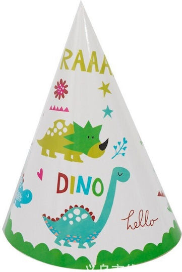 Set 6 Pălării De Petrecere Alista Home Dino Park Colecție 20 X 14 Cm Carton Multicolor