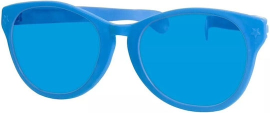 Karnevalsaccessoires Brillen Blau für Halloween aus Kunststoff