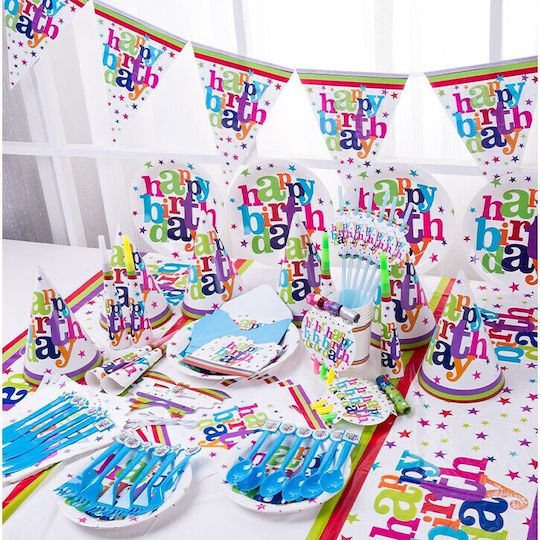 Set 6 Blowers Happy Birthday Alista Home Petrecere Tematică Zi de Naștere 13x7.8 Cm Multicolor